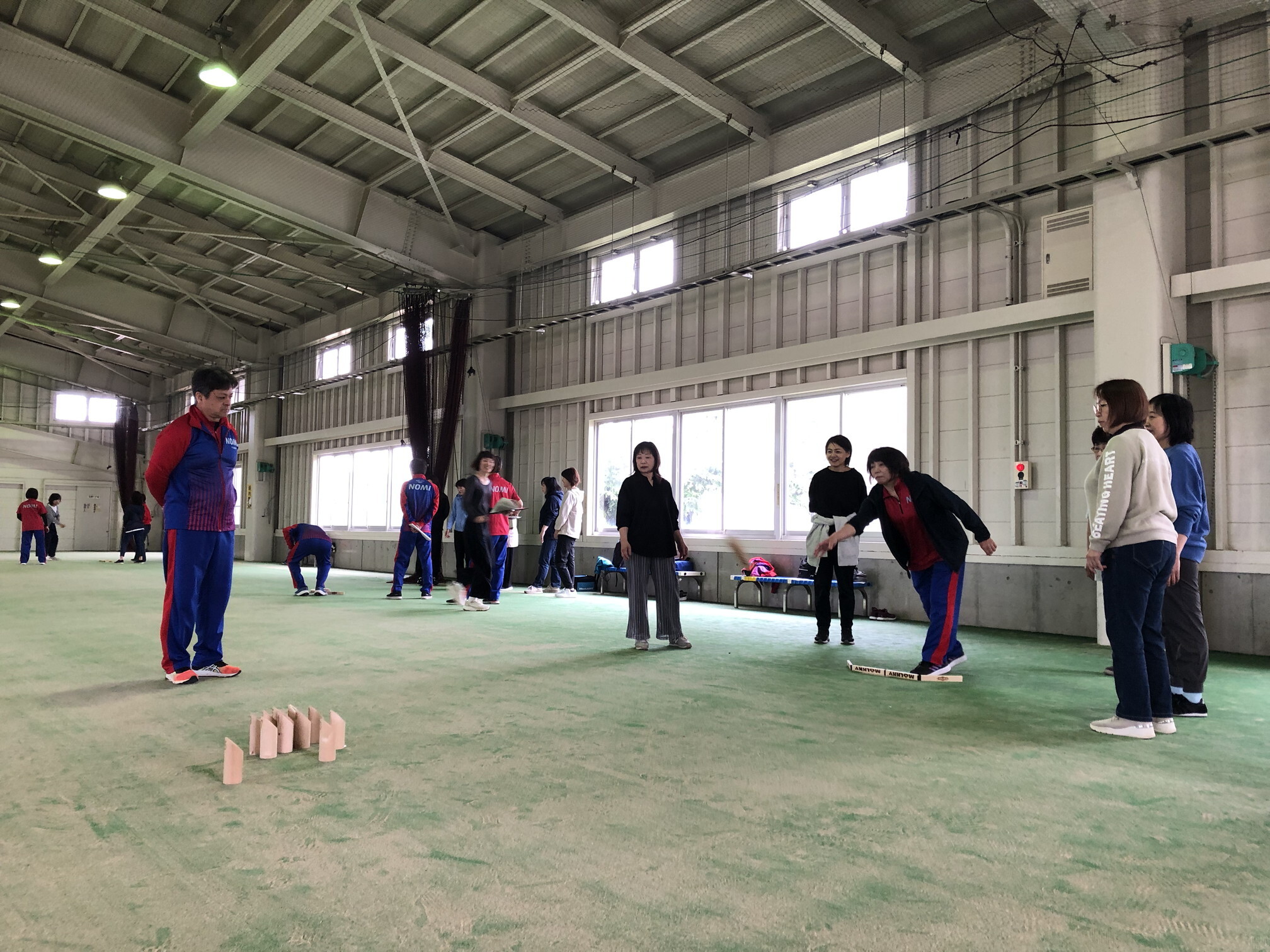 モルックのプレー写真