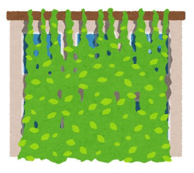 グリーンカーテンイラスト