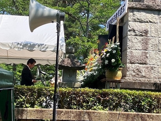 能美戦没者慰霊式・追悼法要