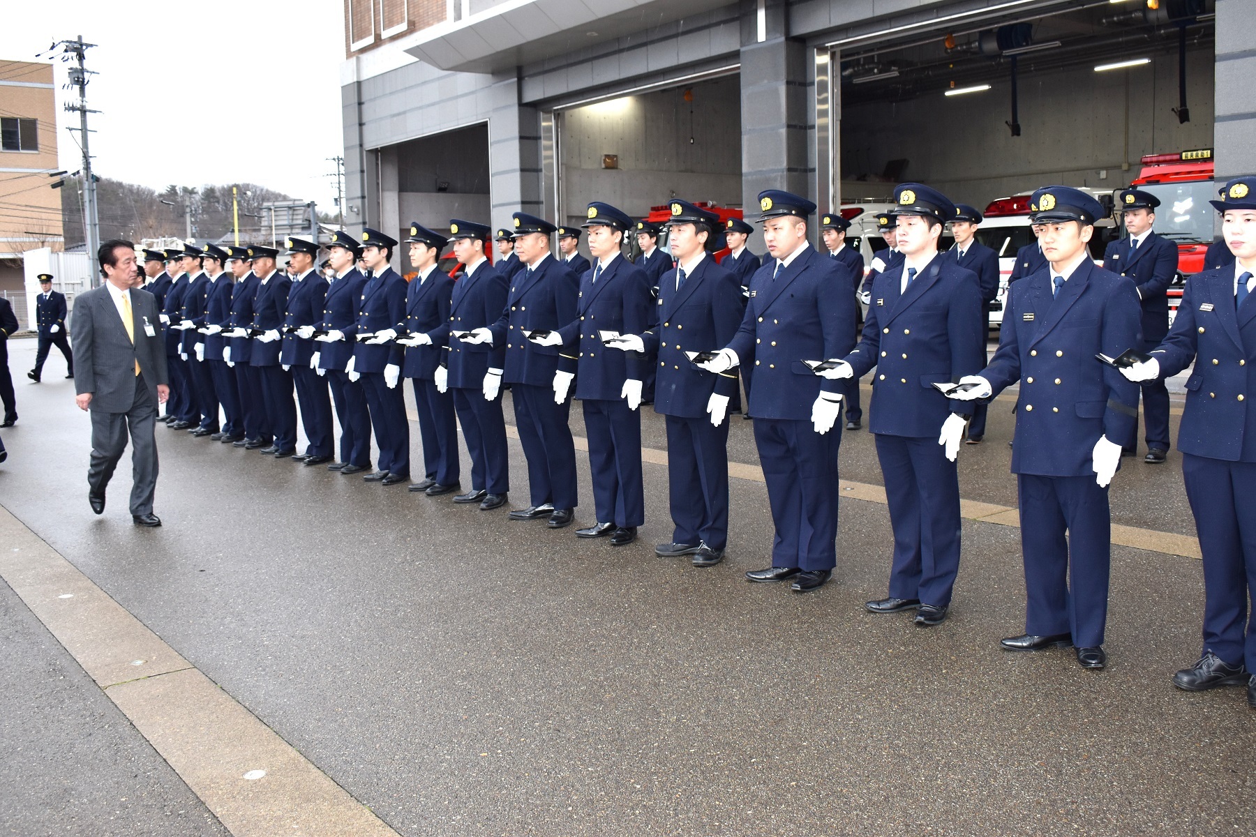 屋外市長特別点検