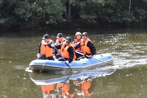 ボート操船訓練