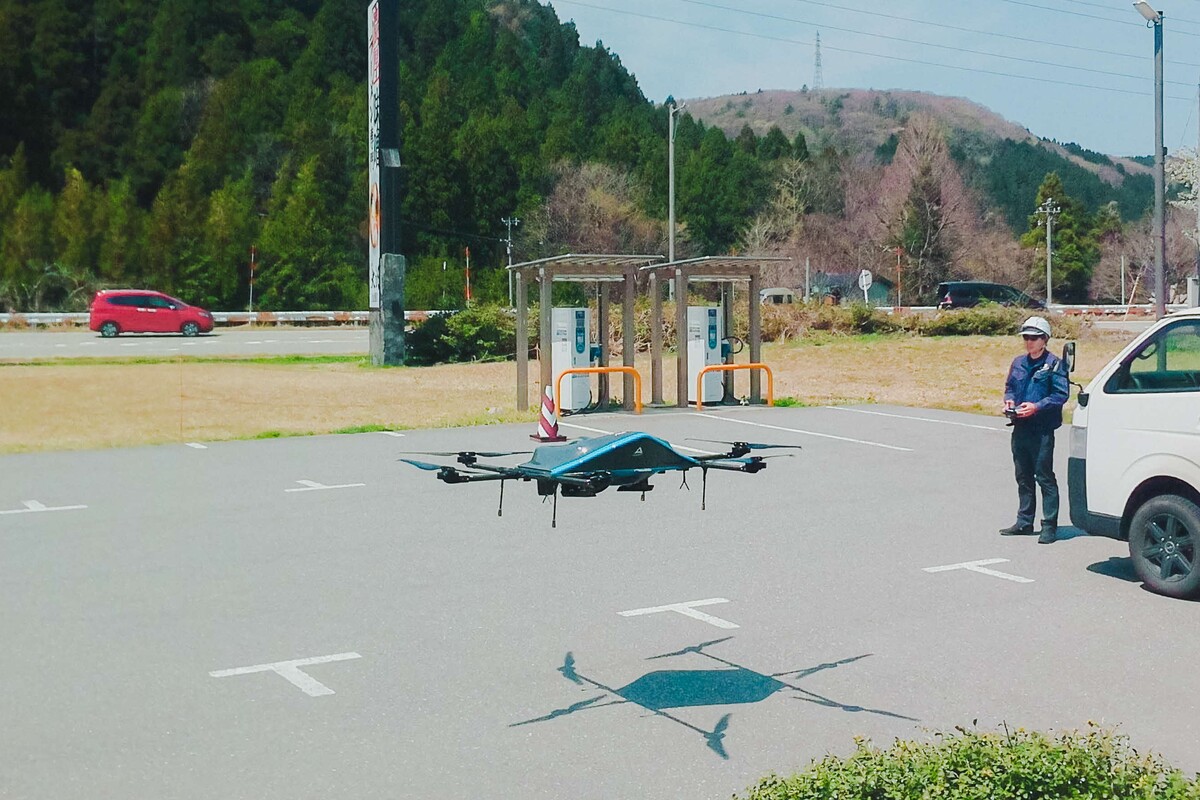 ドローン配送のイメージ