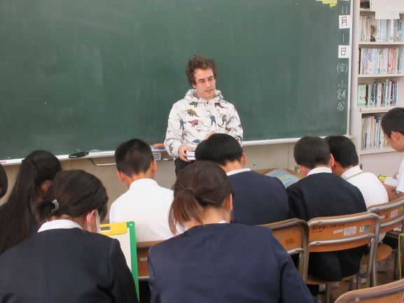 学校訪問の様子