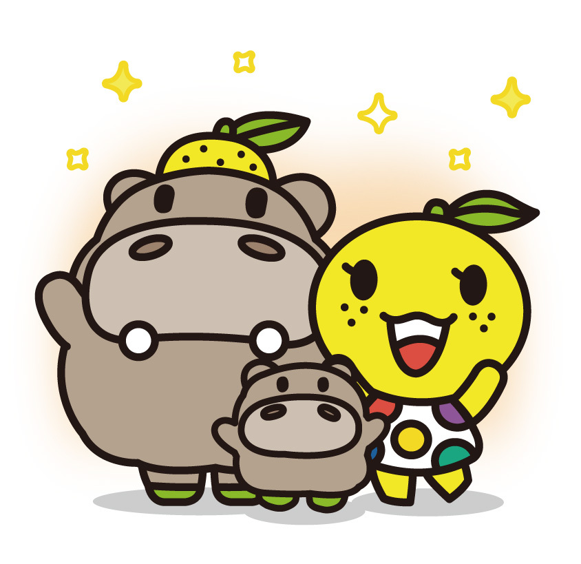 ひぽ能ん　ゆず美ん　ラインスタンプ販売中