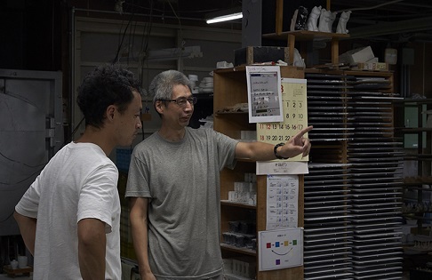 柴田さんの仕事の風景1