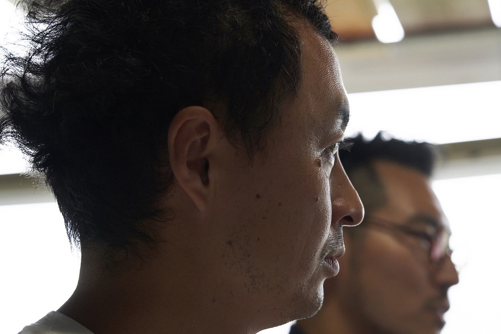 真剣な表情の柴田さん