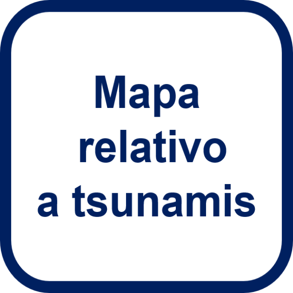 Mapa relativo a tsunamis