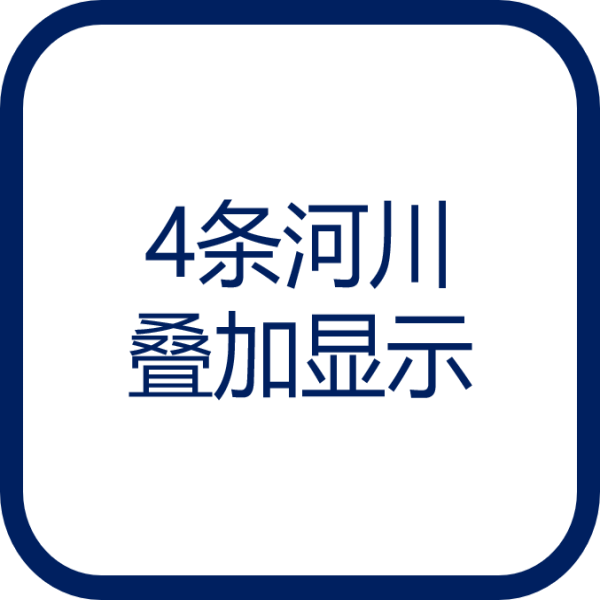 4条河川叠加显示