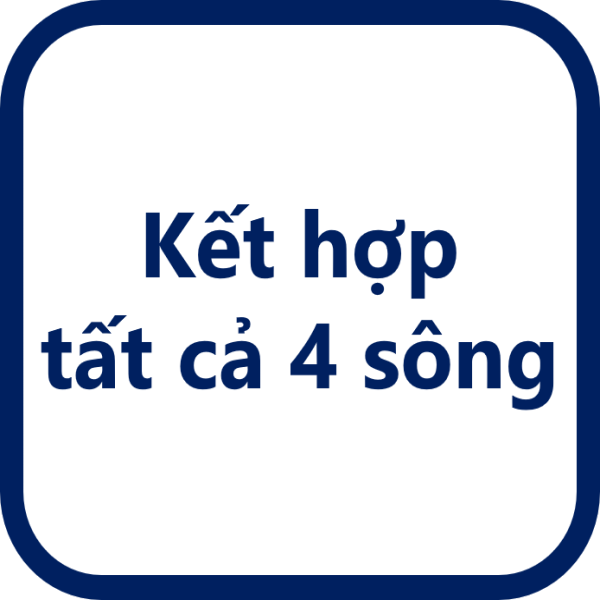 Kết hợp tất cả 4 sông